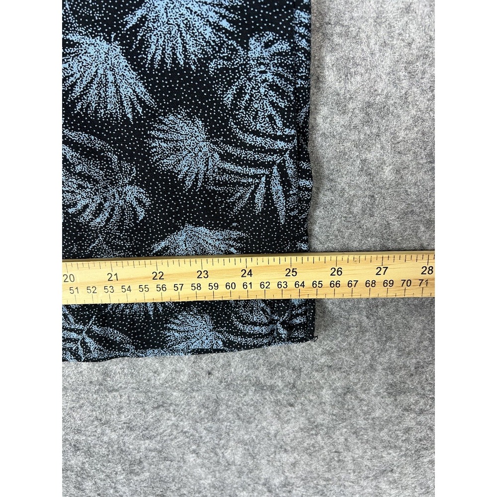 Nat Nast Shirt Mens XL Blue Silk Blend Button Short Sleeve Hawaiian - Picture 8 of 10